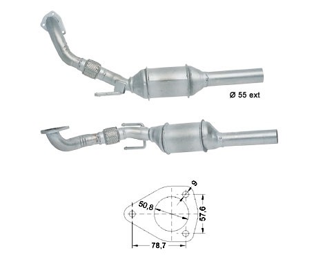Seat IBIZA 1.9TDi 1896 cc 81 Kw / 110 cv AFN Magnaflow CAT Bouwj