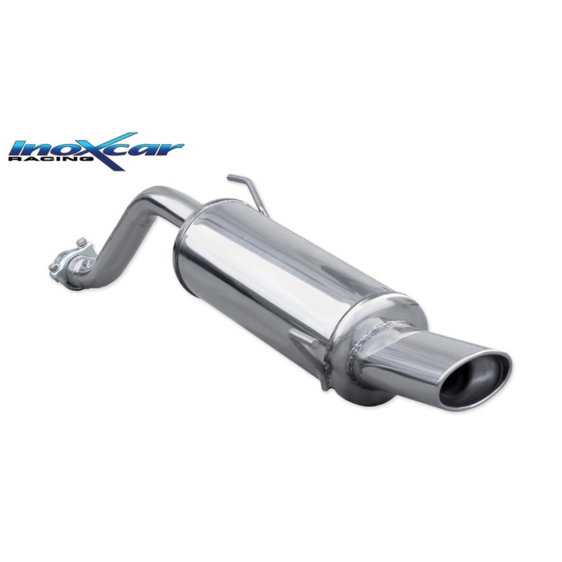 100% Inox Sport Exhaust  Alfa Romeo Mito 1.4i 78hp 2013- 1x120x80mm