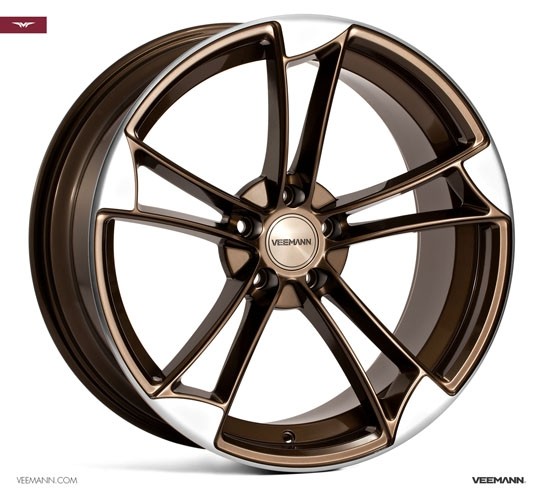 Veemann VM1 19X9 5X112 ET25 CRYSTAL-BRONZE-MACHINED-POLISHED Vel