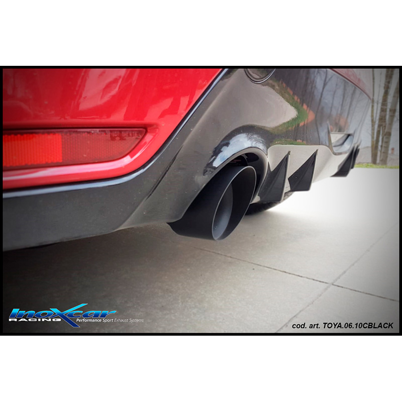 100% Inox Double Sport Exhaust  Toyota GR Yaris 1.6 (261HP) 2020- Ø65mm Left/Right 100mm Racing