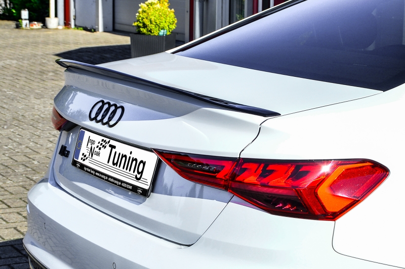 Spoiler Audi A3 8Y S3 S-Line Limousine Glans Zwart