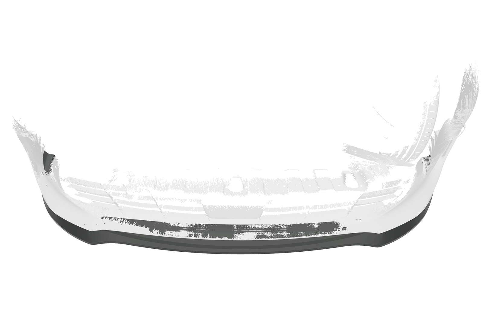 Voorspoiler Kia Rio 4 (YB) CSR Glans Zwart