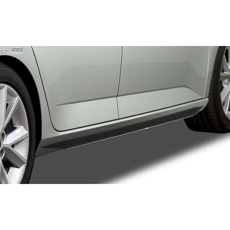 Side skirts 'Slim'  Skoda Scala (NW) 2019- (ABS glossy black)