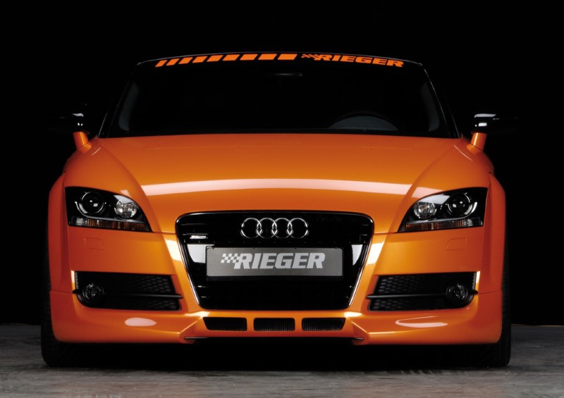 Voorspoilerlip 3 air intakes Audi TT 8J Niet s-line 09.06- Riege
