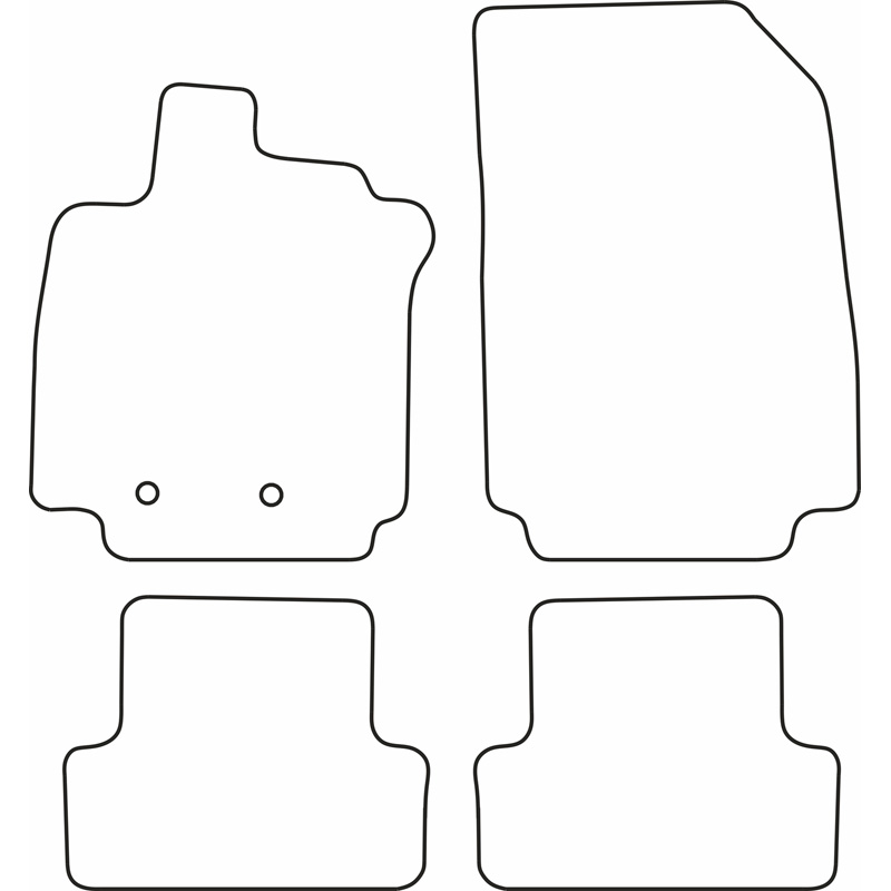 Automatten  Renault Clio 2005-2012