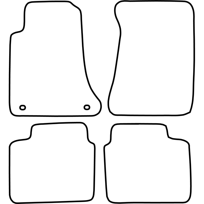 Set car mats  Opel Omega A 1986-1994