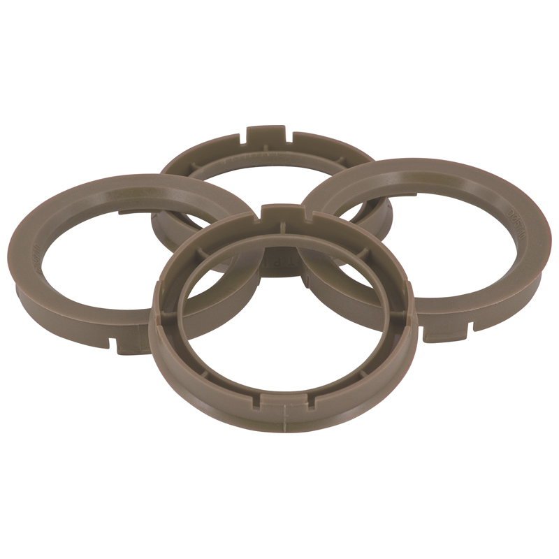 Set TPI Hub Centric Rings - 73.0->66.6mm - Grey