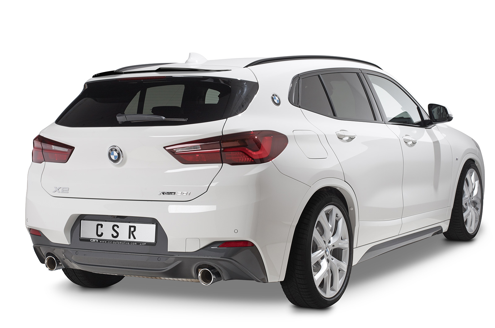 Spoiler BMW X2 F39 CSR glans Zwart