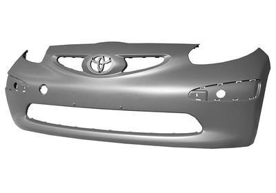 voorbumper, in primer,-01/2009 Toyota Aygo, 2005-2012