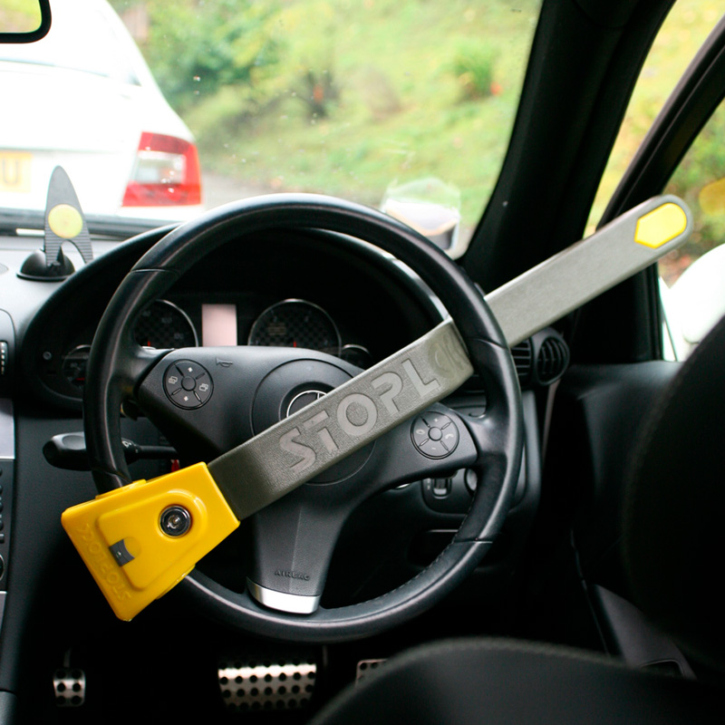 Stoplock Airbag - Steering Wheel Lock for airbag & 4x4 with LED