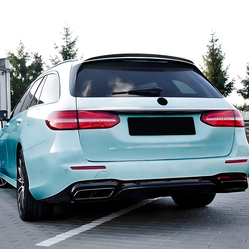 Dakspoiler (Spoiler Cap)  Mercedes E-Klasse W213 Kombi 2016-2023 (ABS Glanzend zwart)