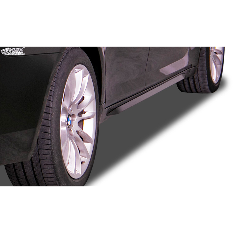 Side skirts 'Slim'  BMW 7-Series F01/F02 2008-2015 (ABS glossy black)