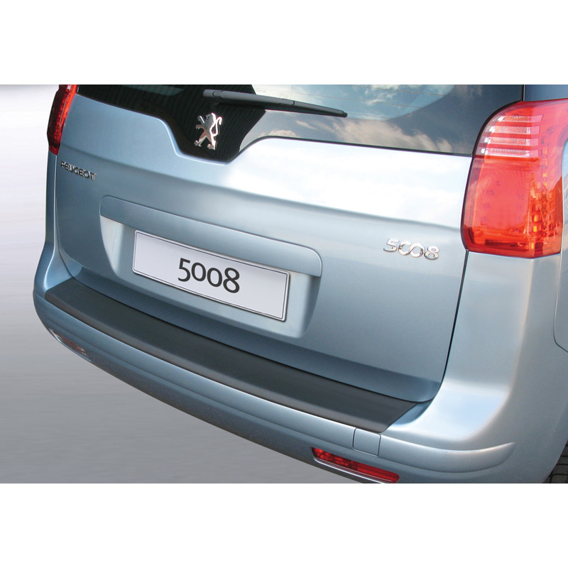 ABS Rear bumper protector  Peugeot 5008 Black