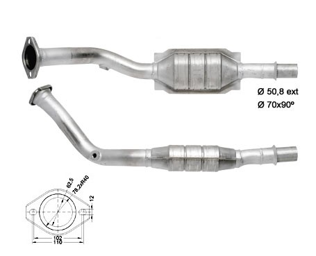 Peugeot 306 2.0i 16V 1998 cc 98 Kw / 133 cv XU10J4R Magnaflow CA