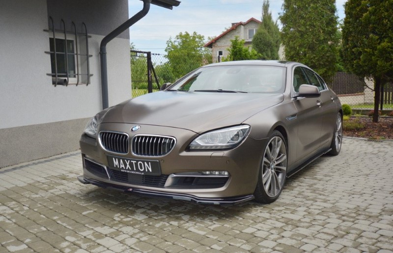 Zijskirts Diffusers BMW 6 GRAN COUPÉ Glanzend Zwart