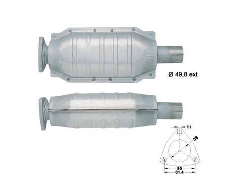 Fiat BRAVA 1.8i 16V 1747 cc 83 Kw / 113 cv Magnaflow CAT Bouwjaa