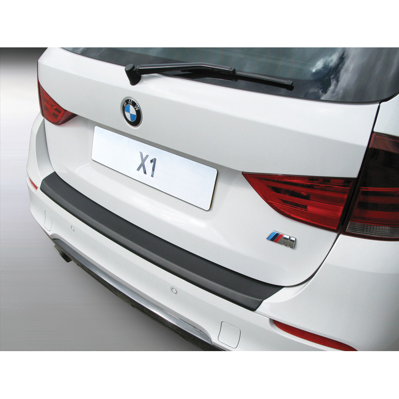 ABS Rear bumper protector  BMW X1 M-Sport 2009-2015 Black