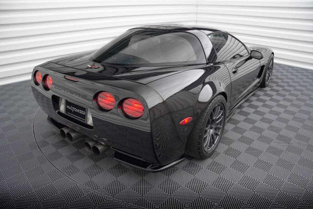 Zijdiffusers Chevrolet Corvette C5 Maxton Glans Zwart