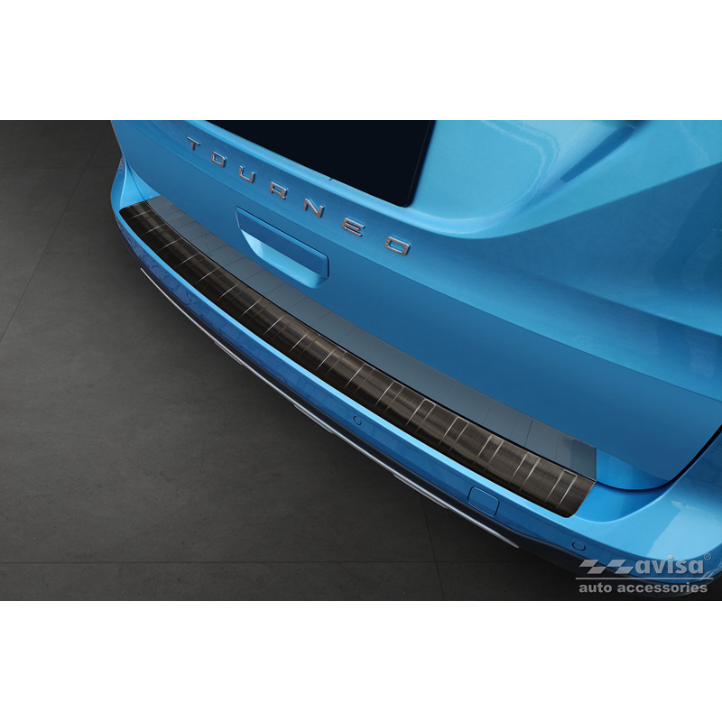 Zwart RVS Achterbumperprotector  Ford Tourneo Connect III 2022- 'Ribs'
