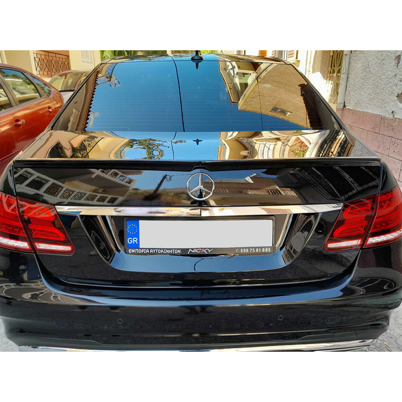 Trunk spoiler lip  Mercedes E-Class W212 Sedan (PU)