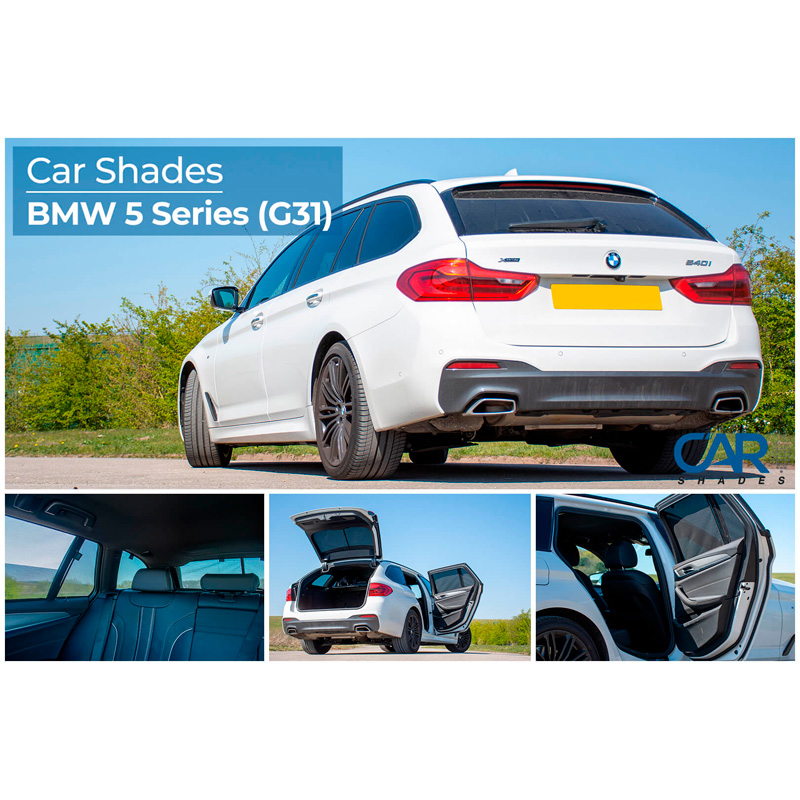 Set Car Shades  BMW 5-Series G31 Touring 2017-2023 (8-pieces)