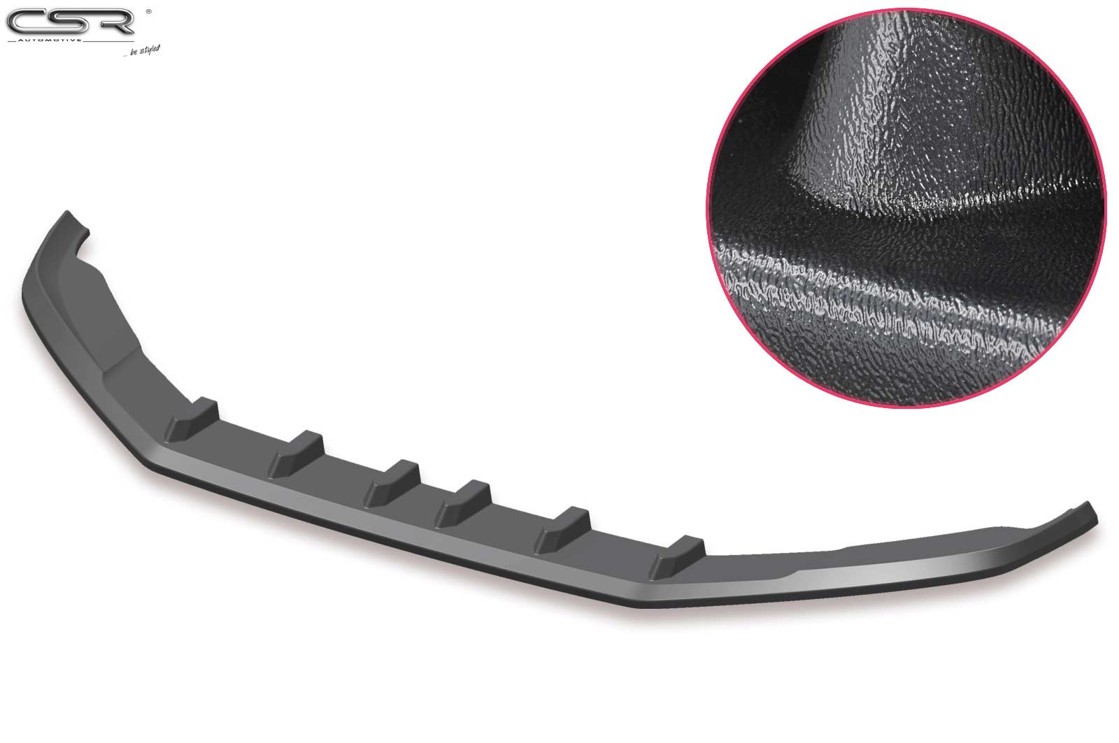 Voorspoiler Volkswagen Scirocco R-Line CSR Mat Zwart