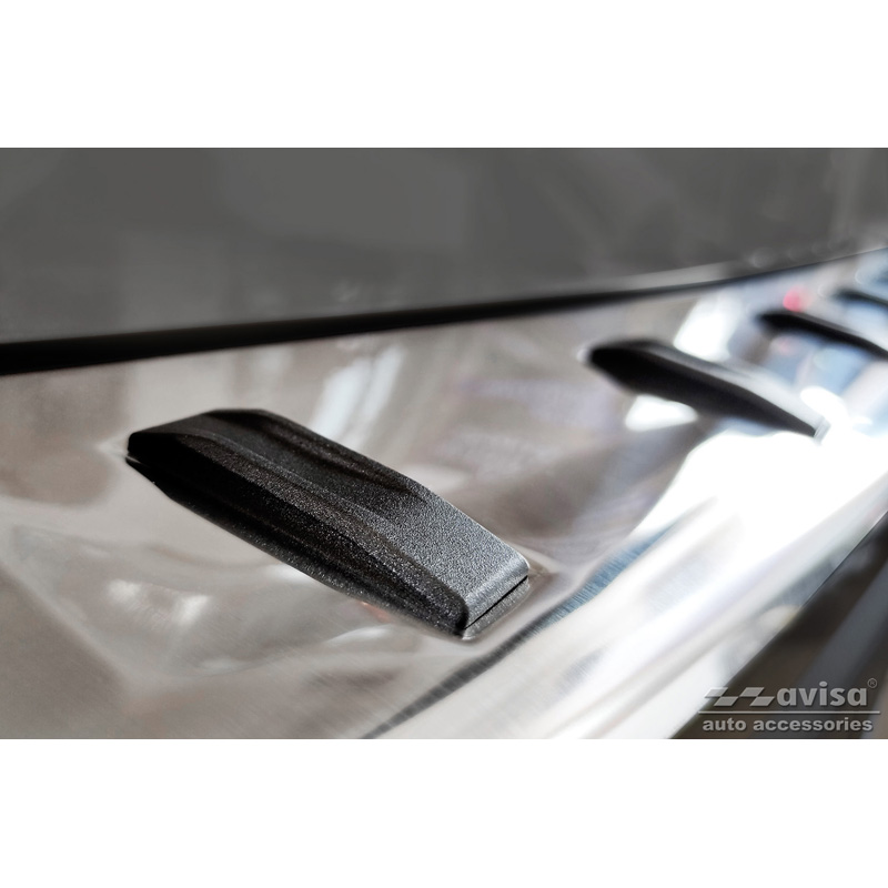 Stainless Steel Rear bumper protector  Mercedes Vito / V-Class 2014-2019 & Facelift 2019- (with Hatch) 'STRONG EDITION'