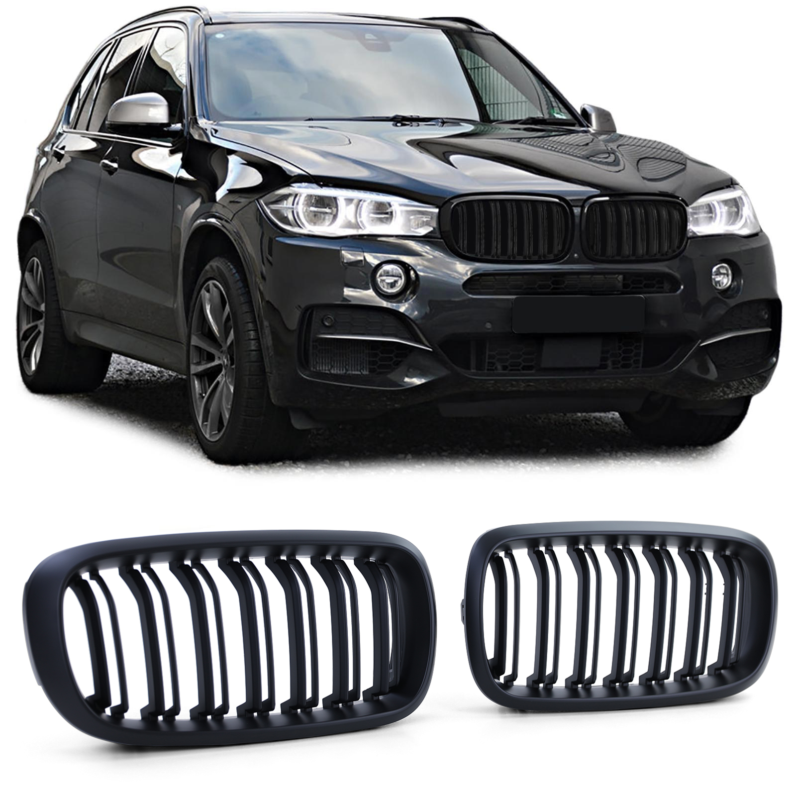 Grills BMW X5 F15 X6 F16 2013-2018 Matt Zwart