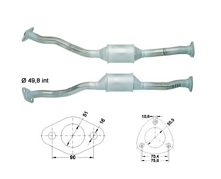 Opel CALIBRA 2.0i 16V 1998 cc 100 Kw / 136 cv X2.0XEV Magnaflow