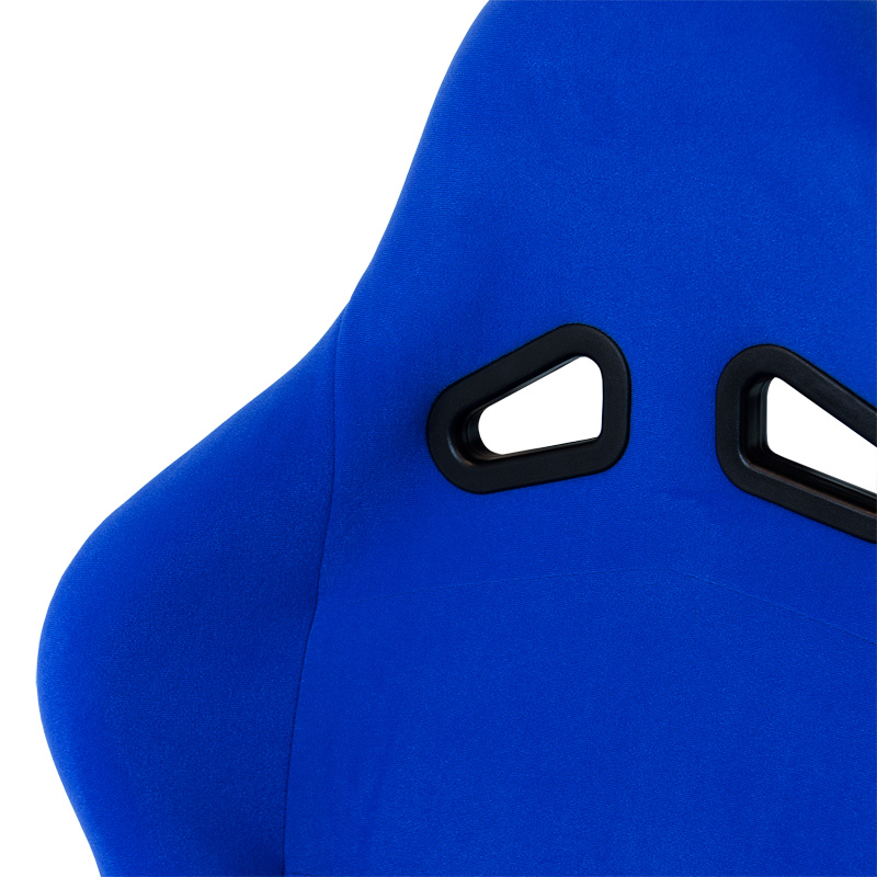 Sportstoel 'Zandvoort' - Blauw - Vaste rugleuning - incl. sledes