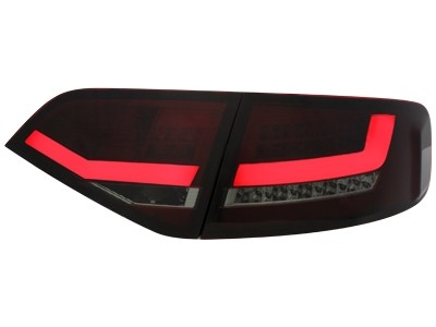 Achterlichten Audi A4 B8 07-11 Limousine Led Rood/smoke