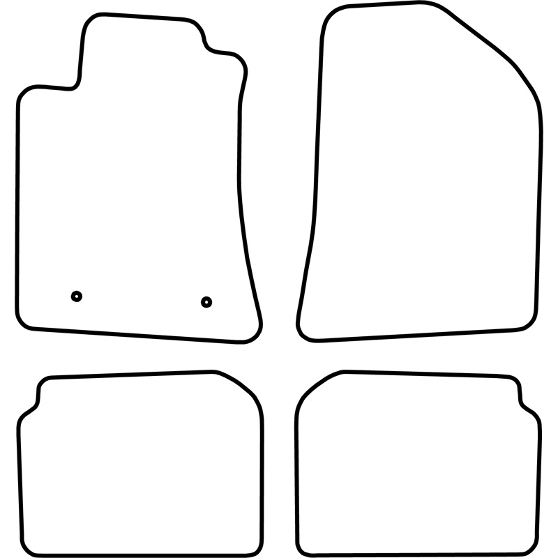 Automatten  Toyota Avensis 2003-2005