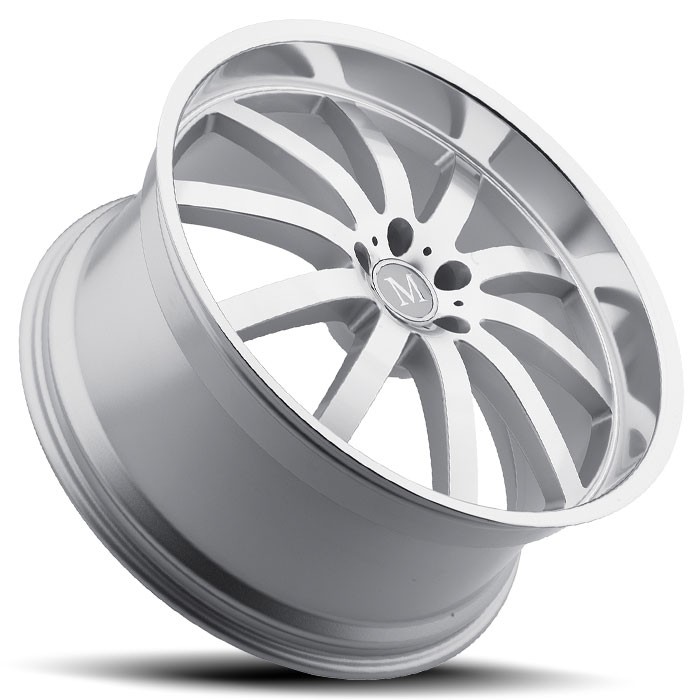 Velgen Mandrus Wilhelm 20x9 5x112 ET39 Zilver Machined Face & Ra