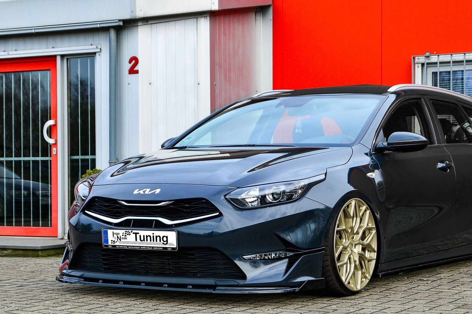 Voorspoilerlip met vleugels Kia Ceed CD 2021-