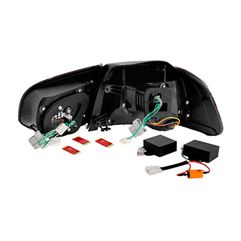 Set LED Tail Lights in R-Look  Volkswagen Golf VI 2008-2012 excl. Variant - Red/Clear