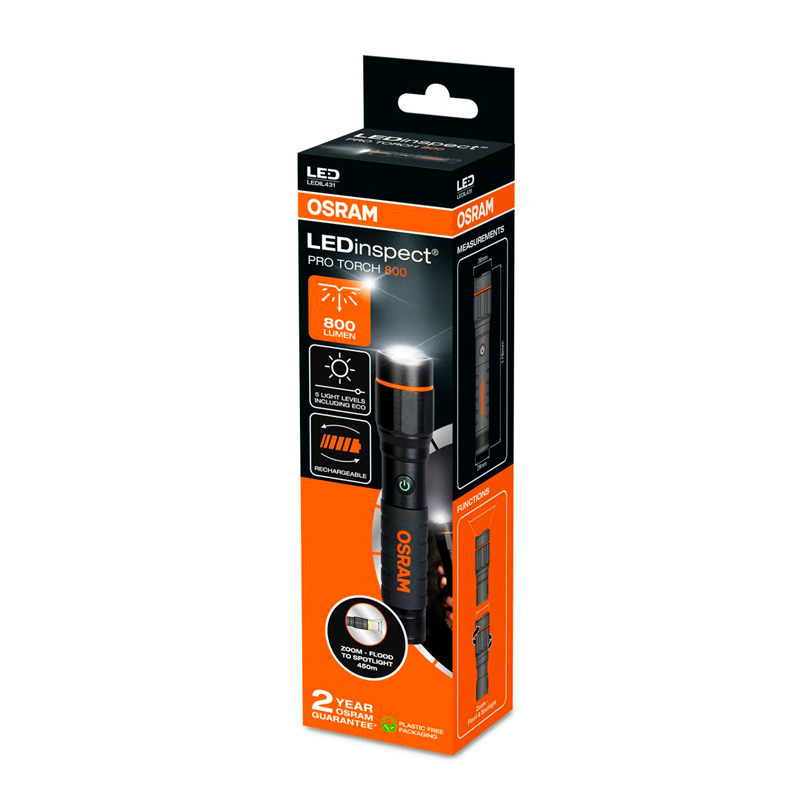 Osram LEDinspect® PRO TORCH 800 - hand-inspection light