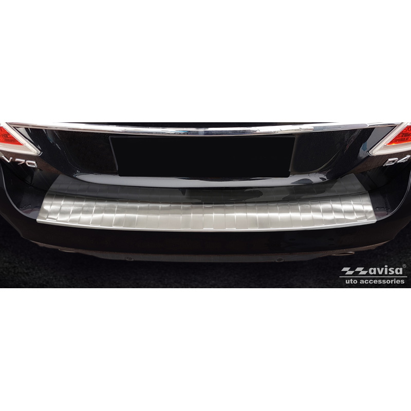 RVS Achterbumperprotector  Volvo V70 Facelift 2013-2016 'Ribs'