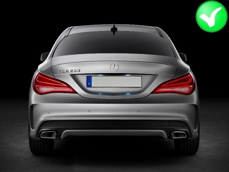 Diffusor Mercedes CLA C117 (2013-2016) CLA45 Look
