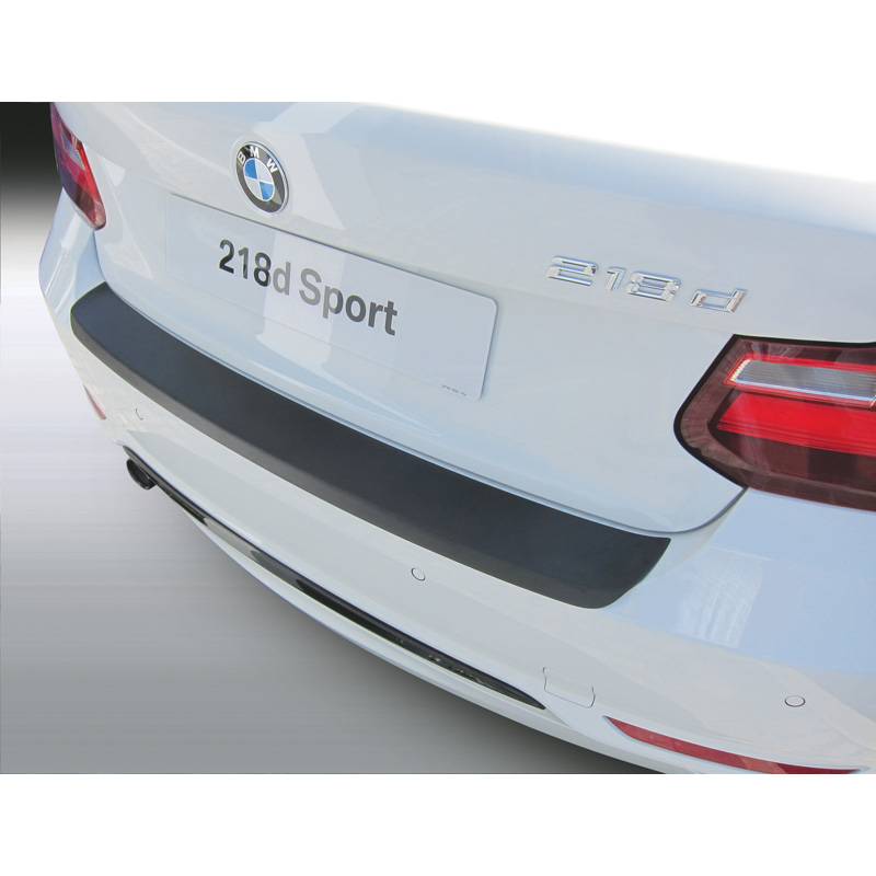 ABS Rear bumper protector  BMW 2-Series F22 SE/Luxury/Sport 4/2014- Black