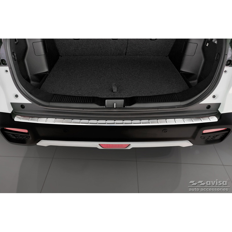 Stainless Steel Rear bumper protector  Suzuki S-Cross II 2022- 'Ribs'
