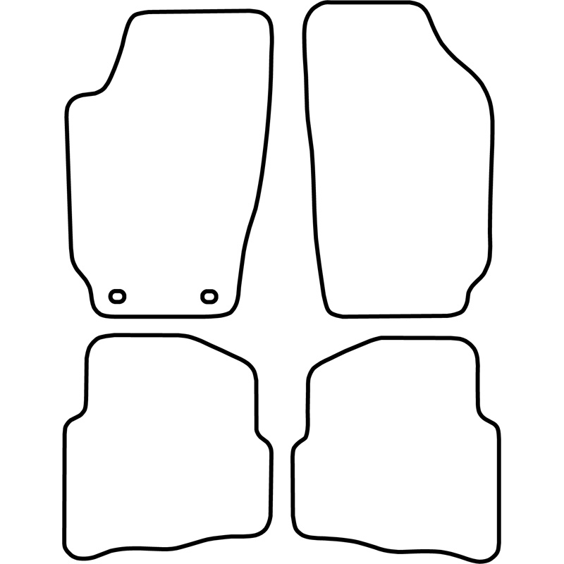 Automatten  Skoda Fabia 2000-2007