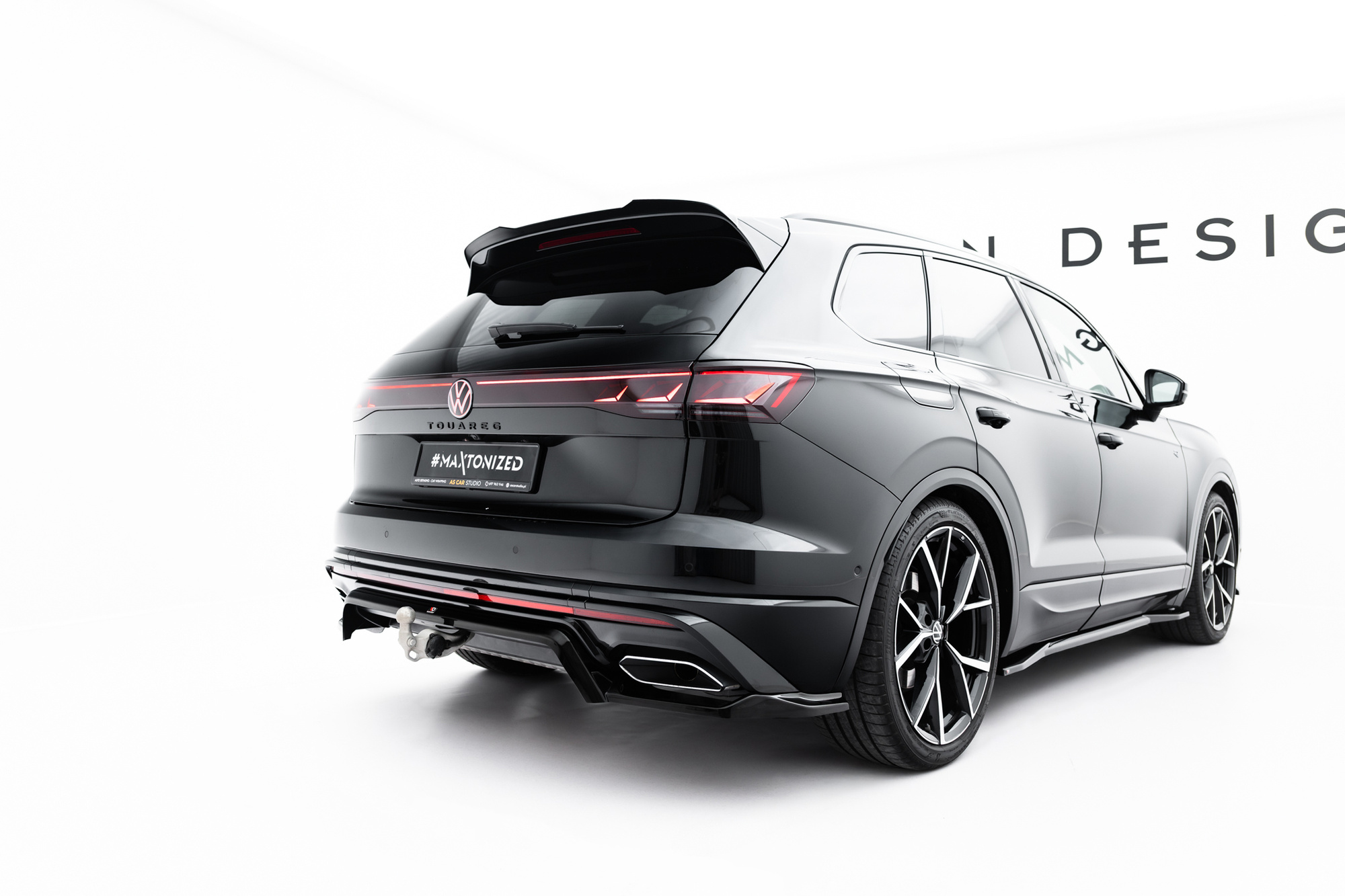 Rear Splitter Volkswagen Touareg R-Line Mk3 Facelift