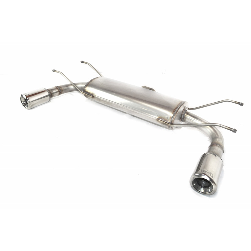 Double stainless steel sport exhaust  Mazda MX5 NC 1.8 93kW 2005-2009 80mm