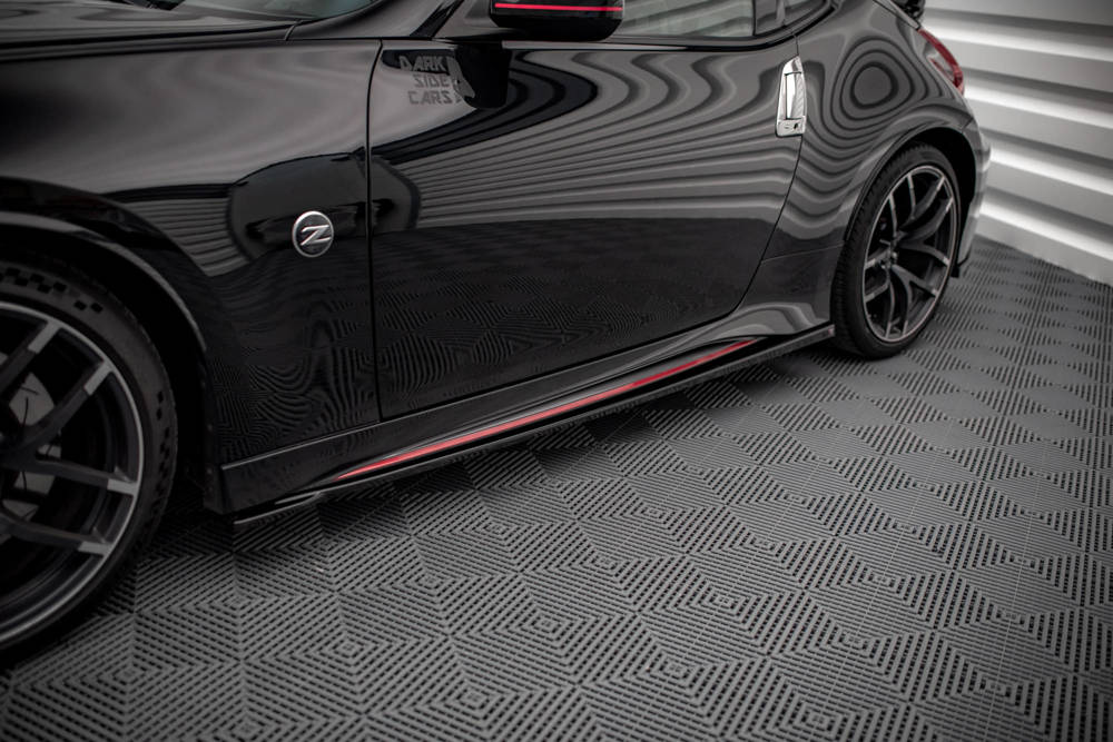 Zijskirts V.1 Nissan Nismo 370Z Maxton Glans Zwart