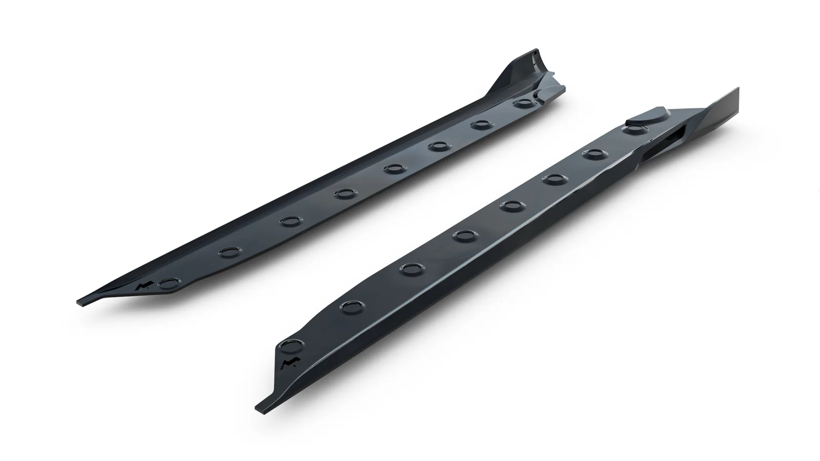 Zijskirts passend voor Porsche 911 Carrera Aero 992 Facelift Glans Zwart – Maxton Design