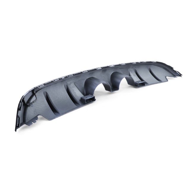 Achterbumper Diffusor VW Golf VI R32 Look Glans Zwart