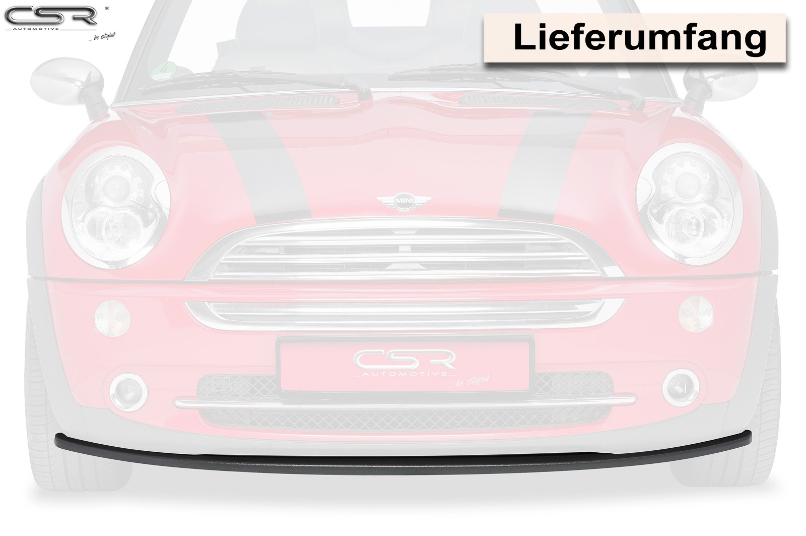 Onderspoiler lip MINI Cooper / Eén