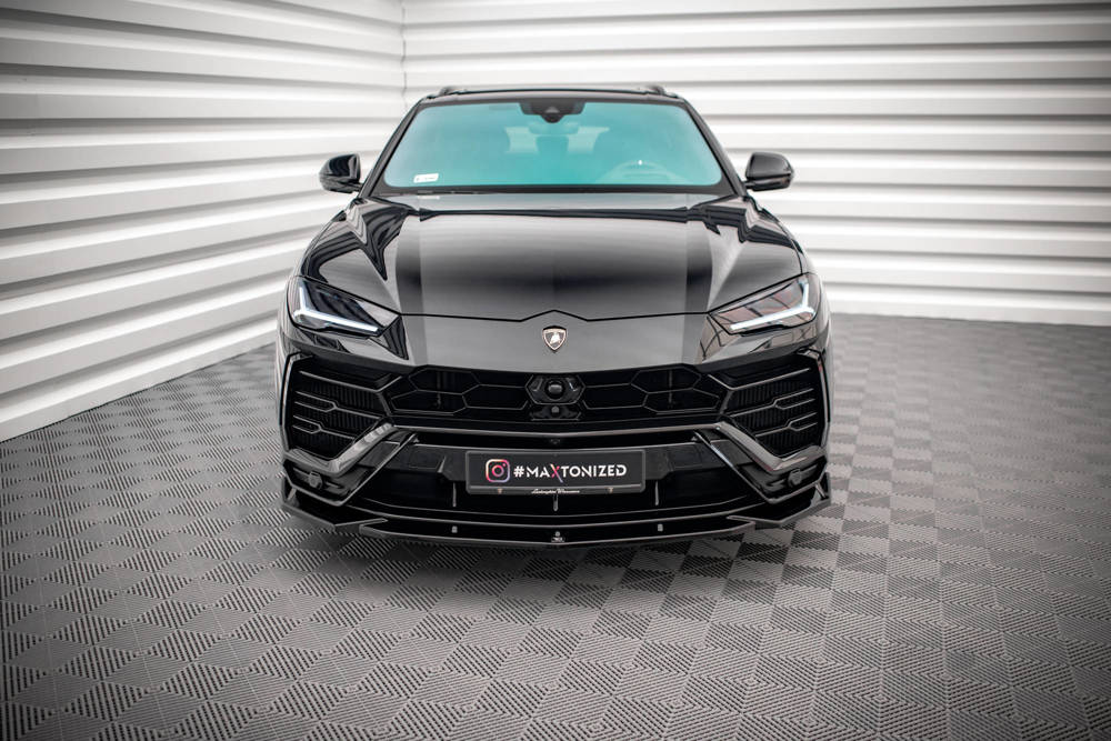 Voorspoiler V.2 Lamborghini Urus Maxton Glans Zwart