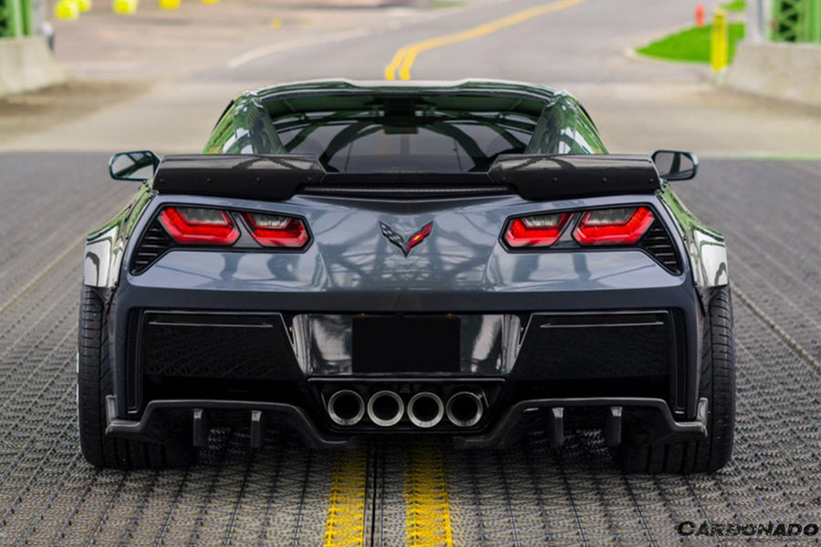 Corvette C7 ROX Style Rear Diffuser Carbon 2013-2019