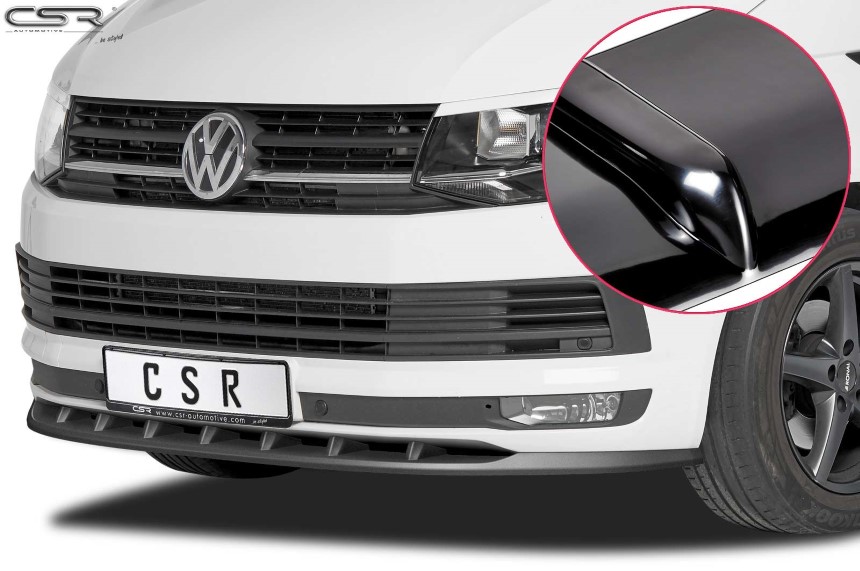 Voorspoiler VW T6 Multivan Glans Zwart